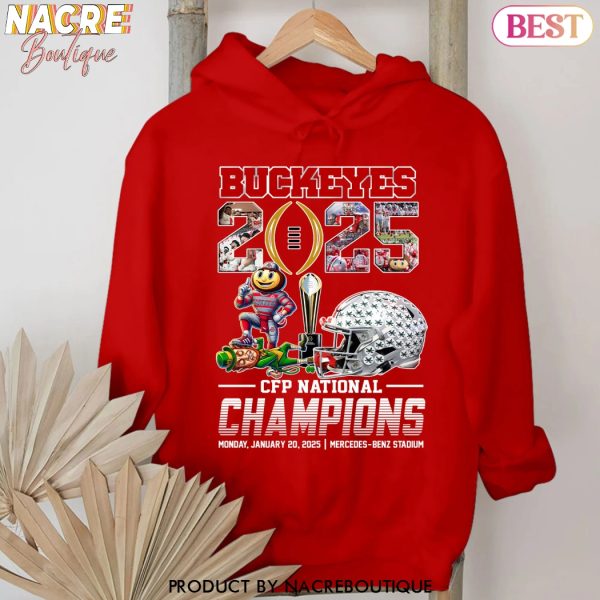 Ohio State Buckeyes 2025 CFP National Champions Unisex T-Shirt