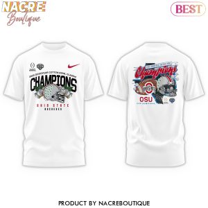 Ohio State Buckeyes 2025 Cotton Bowl Classic Champions 3D T-Shirt