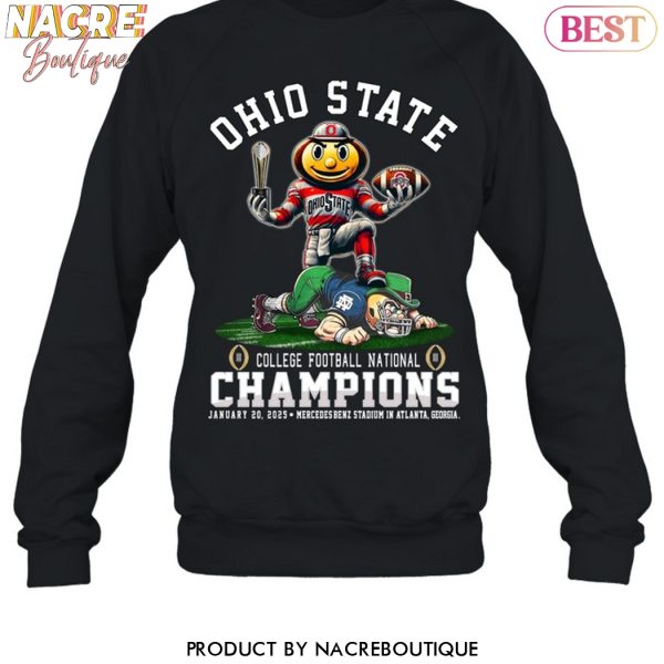 Ohio State Buckeyes College Football National Champions 2025 Unisex T-Shirt