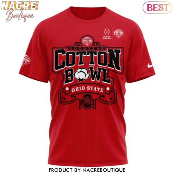 Ohio State Buckeyes Cotton Bowl Champions 2025 3D T-Shirt