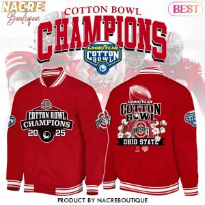 Ohio State Buckeyes Goodyear Cotton Bowl Champions Baseball Jacket