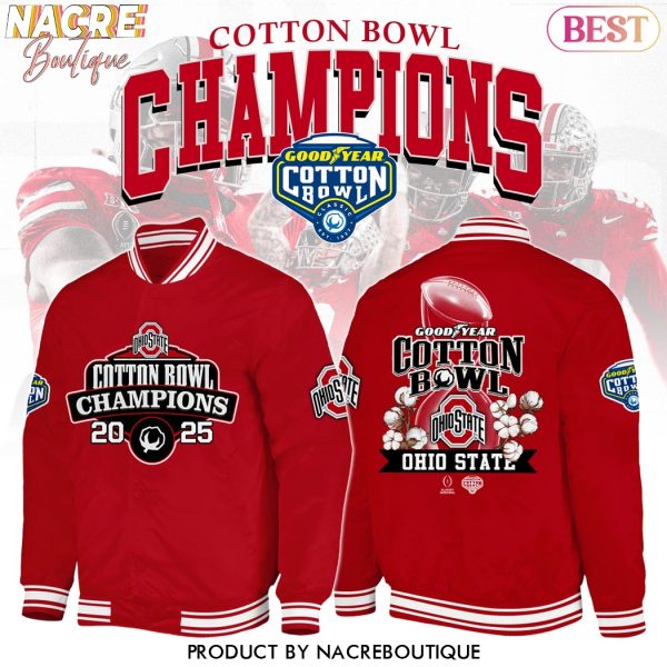 Ohio State Buckeyes Goodyear Cotton Bowl Champions Baseball Jacket