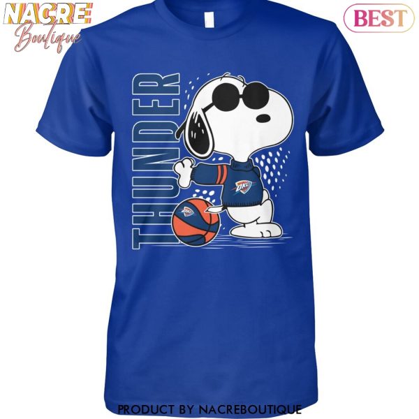 Oklahoma City Thunder Basketball x Snoopy Unisex T-Shirt