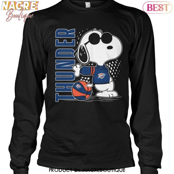 Oklahoma City Thunder Basketball x Snoopy Unisex T-Shirt