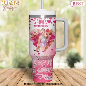 Personalized Taylor Swift 1989 Tumbler With Handle And Straw