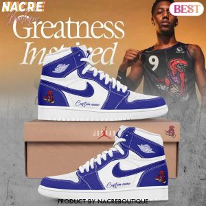 Personalized Toronto Raptors 30th Anniversary City Air Jordan 1 High Top