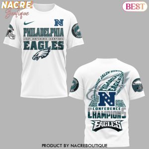 Philadelphia Eagles 2024 Conference Champions 3D T-Shirt