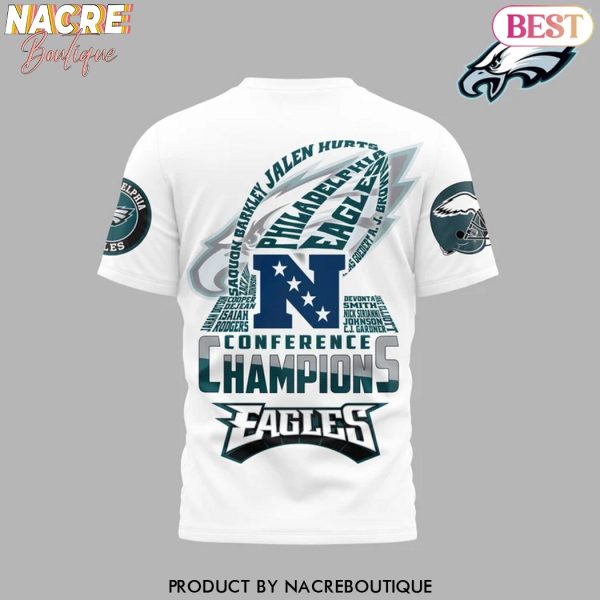 Philadelphia Eagles 2024 Conference Champions 3D T-Shirt