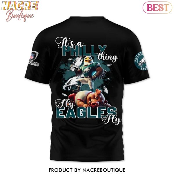 Philadelphia Eagles 2024 NFC Championship – Its A Philly Thing Fly Eagles Fly 3D T-Shirt