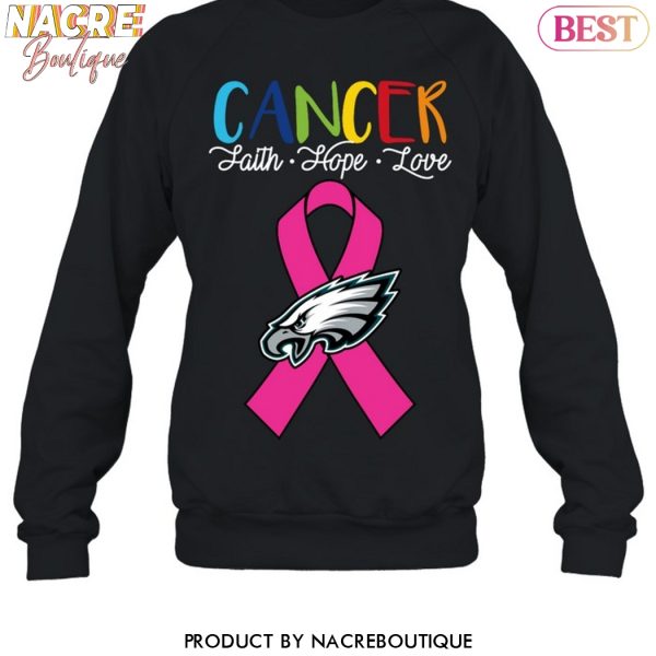 Philadelphia Eagles Cancer Faith – Hope – Love Unisex T-Shirt