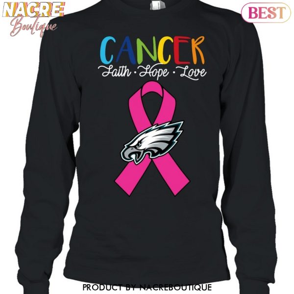 Philadelphia Eagles Cancer Faith – Hope – Love Unisex T-Shirt