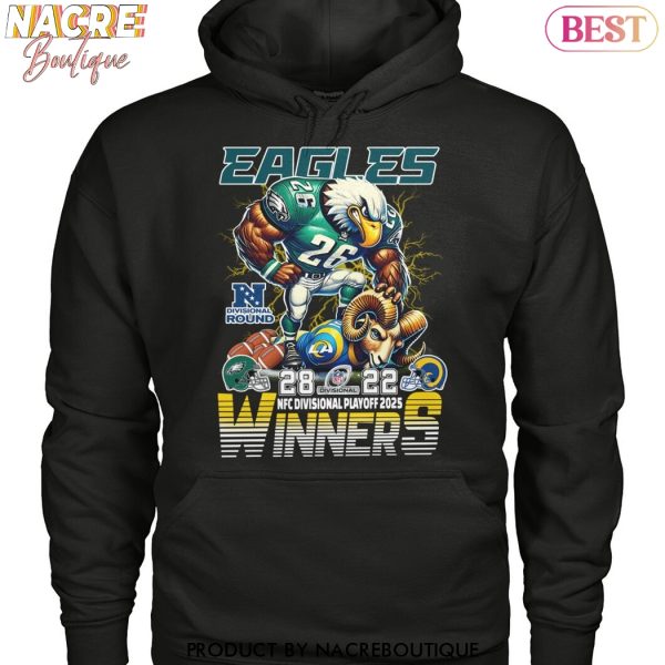 Philadelphia Eagles NFC Divisional Playoffs 2025 Winners Unisex T-Shirt