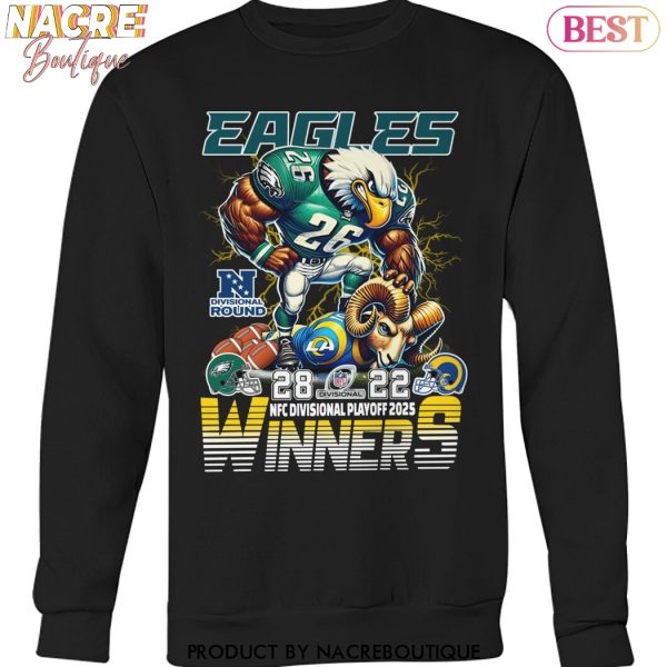 Philadelphia Eagles NFC Divisional Playoffs 2025 Winners Unisex T-Shirt