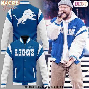 Quinn XCII Detroit Lions Baseball Jacket