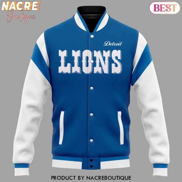 Quinn XCII Detroit Lions Baseball Jacket