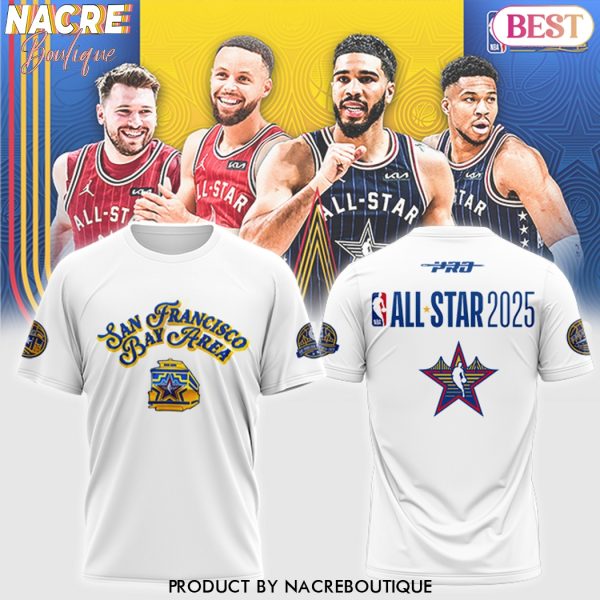 San Francisco Bay Area All Star 2025 Basketball 3D T-Shirt