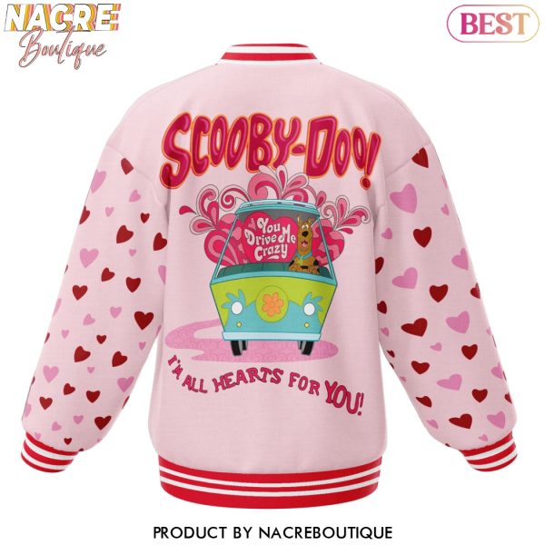 Scooby-Doo Im All Hearts For You Baseball Jacket