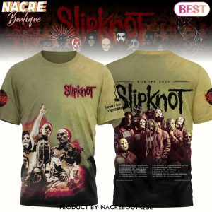 Slipknot Europe 2025 Tour 3D T-Shirt