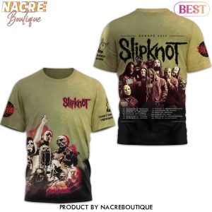 Slipknot Europe 2025 Tour 3D T-Shirt