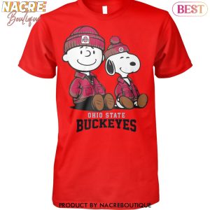 Snoopy x Ohio State Buckeyes Unisex T-Shirt