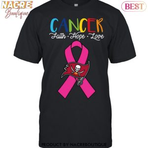 Tampa Bay Buccaneers Cancer Faith – Hope – Love Unisex T-Shirt