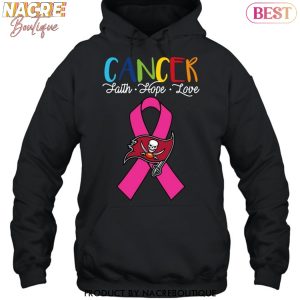 Tampa Bay Buccaneers Cancer Faith – Hope – Love Unisex T-Shirt