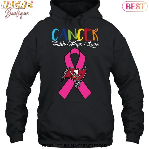 Tampa Bay Buccaneers Cancer Faith – Hope – Love Unisex T-Shirt