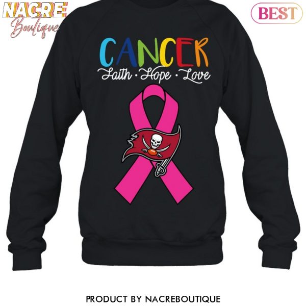 Tampa Bay Buccaneers Cancer Faith – Hope – Love Unisex T-Shirt