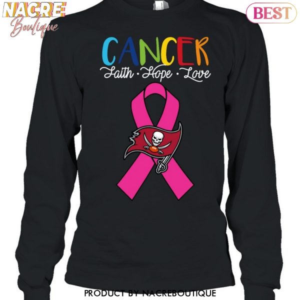 Tampa Bay Buccaneers Cancer Faith – Hope – Love Unisex T-Shirt