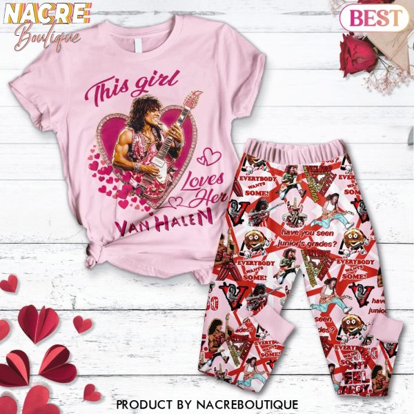 This Girl Love Her Van Halen Pajamas Set