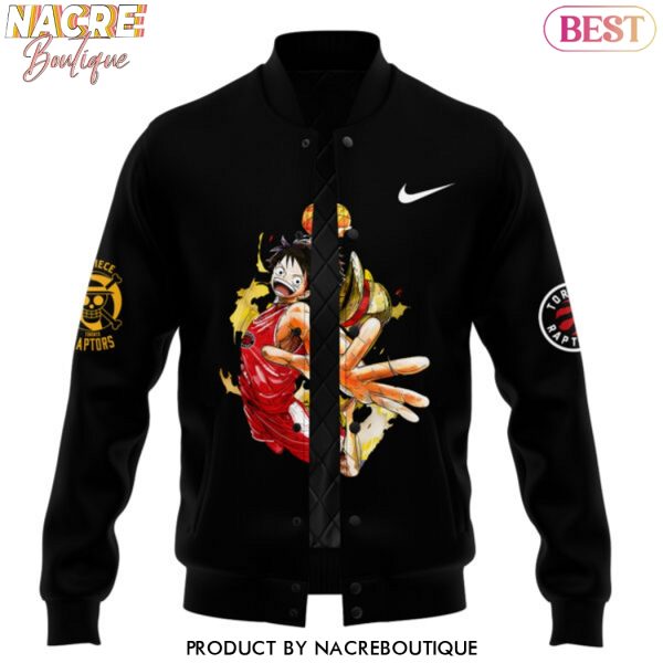 Toronto Raptors Basketball x One Piece Baseball Jacket