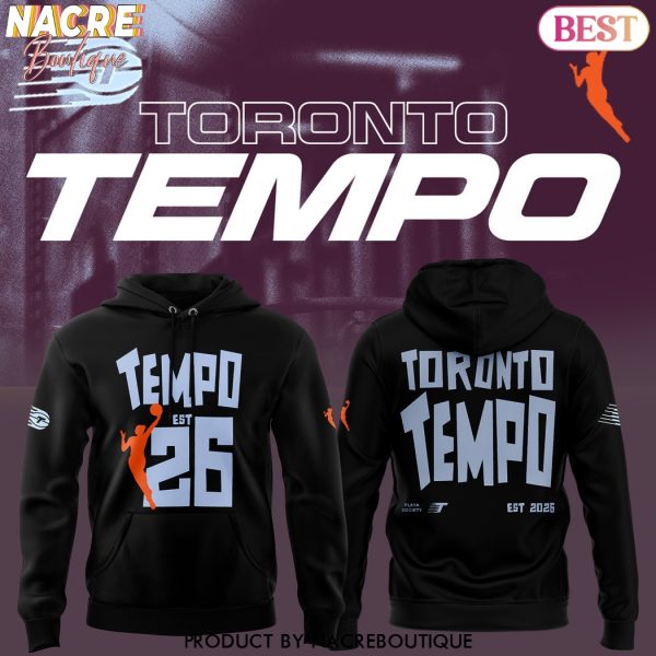 Toronto Tempo Women Basketball Est 2025 Design Hoodie