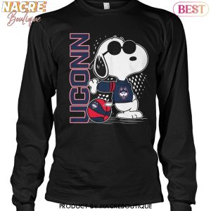 UConn Huskies Basketball x Snoopy Unisex T-Shirt