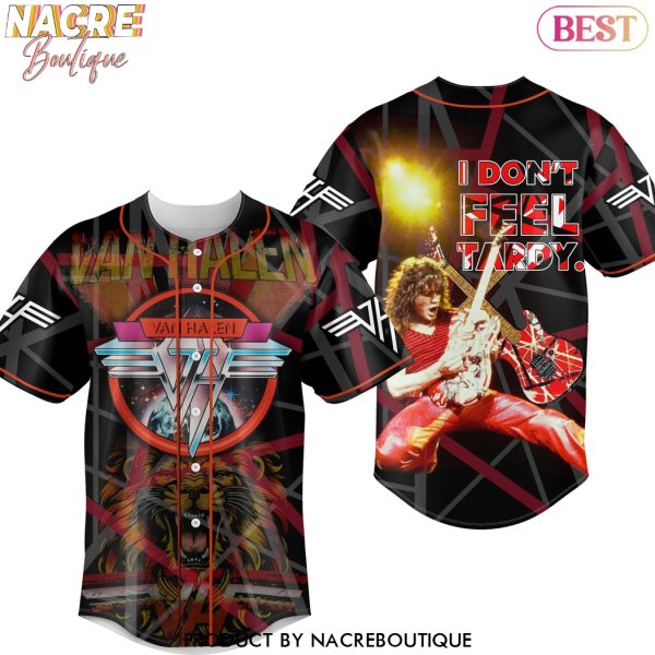 Van Halen I Dont Feel Tardy Baseball Jersey