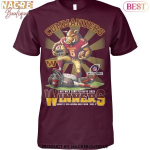 Washington Commanders NFC Wild Card Playoffs 2025 Winner Unisex T-Shirt