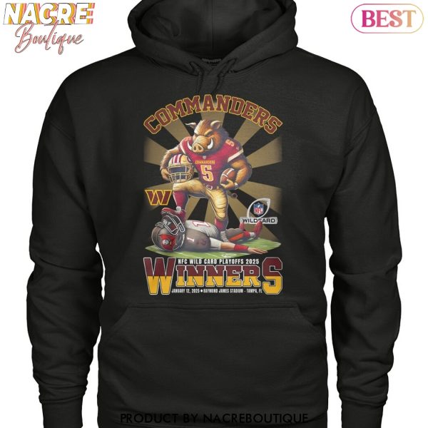 Washington Commanders NFC Wild Card Playoffs 2025 Winner Unisex T-Shirt