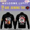 Toronto Raptors Basketball x One Piece Baseball Jacket