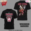 Wisconsin Badgers Basketball Jump Around 3D T-Shirt – Red