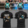 Yeet 2025 San Jose Sharks x WWE 3D T-Shirt – White