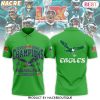 2024 Philadelphia Eagles Super Bowl LIX Champions Polo Shirt