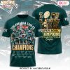 Super Bowl LIX Philadelphia Eagles Champions 3D T-Shirt – White