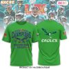 2024 Super Bowl LIX Champions Philadelphia Eagles 3D T-Shirt – White