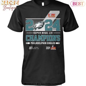 2024 Super Bowl LIX Champions Philadelphia Eagles Unisex T-Shirt