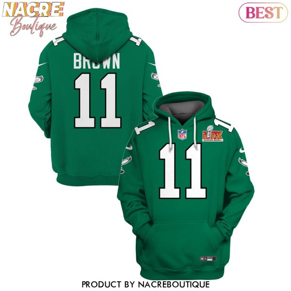 A.J. Brown Philadelphia Eagles Super Bowl LIX Hoodie