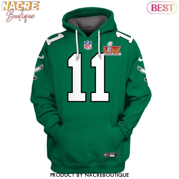 A.J. Brown Philadelphia Eagles Super Bowl LIX Hoodie