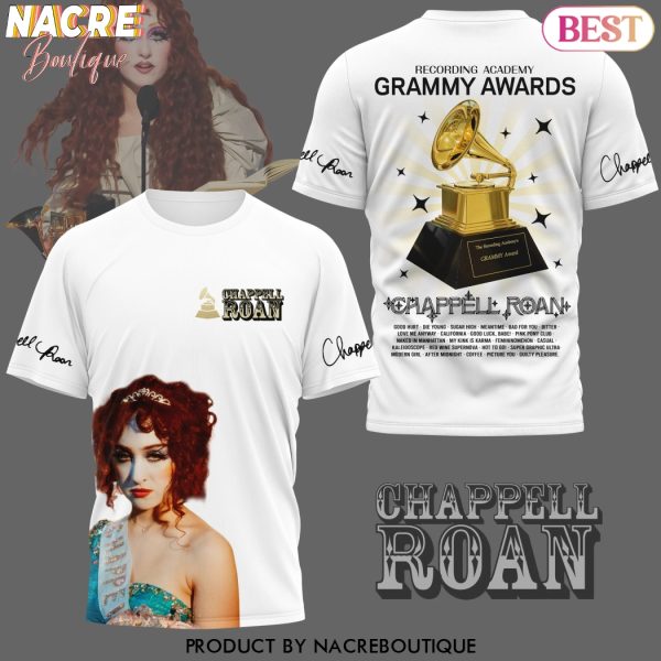 Chappell Roan Recording Academy Grammy Awards 3D T-Shirt – White