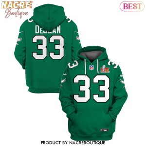 Cooper DeJean Philadelphia Eagles Super Bowl LIX Hoodie