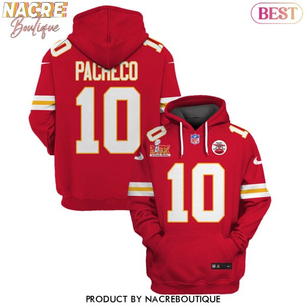 Isiah Pacheco Kansas City Chiefs Super Bowl LIX Hoodie