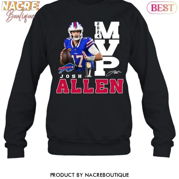 Josh Allen Buffalo Bills MVP 2024 Signature Unisex T-Shirt