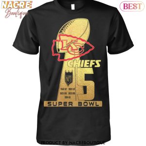 Kansas City Chiefs 5 Super Bowl Unisex T-Shirt